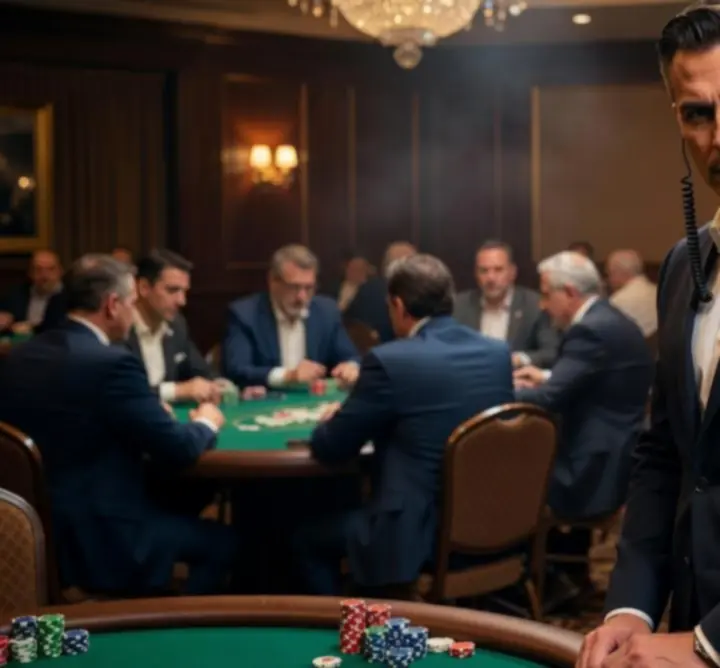 System bezpieczeństwa monitorujący salę pokerową